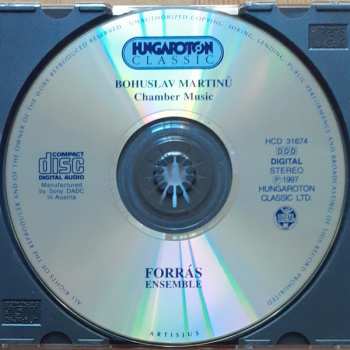 CD Bohuslav Martinů: Chamber Music