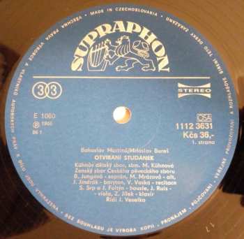 LP Bohuslav Martinů: Otvírání Studánek / Legenda Z Dýmu Bramborové Nati