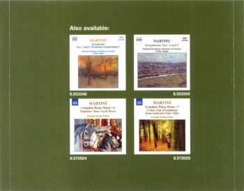 CD Bohuslav Martinů: Piano Concertos Nos. 3 And 5 / Concertino
