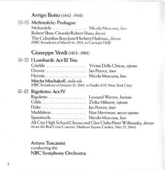 CD Giuseppe Verdi: Mefistofele / I Lombardi • Rigoletto (Excerpts)