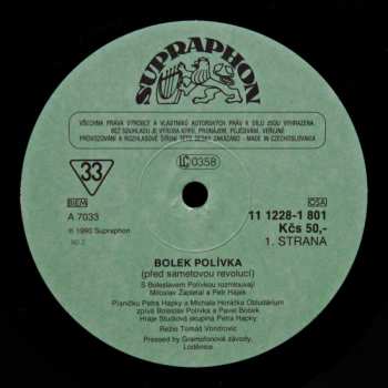 LP Bolek Polívka: Před Sametovou Revolucí