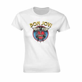 Merch Bon Jovi: Camiseta Mujeres Heart '83