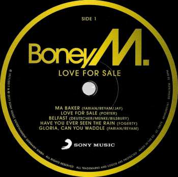 LP Boney M.: Love For Sale