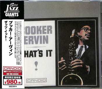 CD Booker Ervin: That's It! LTD