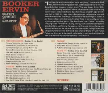 2CD Booker Ervin: The Book Cooks / Cookin' / That's It
