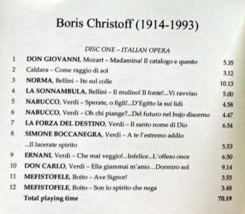 CD Boris Christoff: Prima Voce