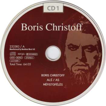 10CD/Caja Boris Christoff: Teufel, Mönch And Zar