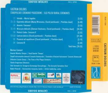 CD Bornus Consort: Castrum Doloris: Old Polish Burial Ceremonies