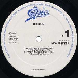 2LP Boston: Boston / Don't Look Back