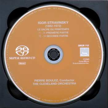 SACD Igor Stravinsky: Boulez Conducts Stravinsky's Le Sacre Du Printemps
