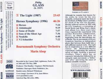 CD Philip Glass: Heroes Symphony / The Light