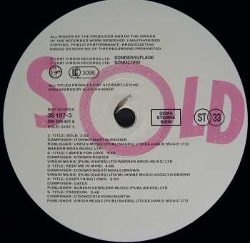 LP Boy George: Sold