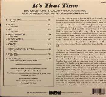 CD Brad Turner Quartet: It's That Time