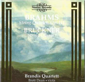 CD Johannes Brahms: String Quintet In G Major Op 111 / String Quintet In F Major