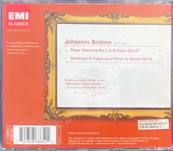 CD Johannes Brahms: Piano Concerto No.1 / Variations & Fugue On A Theme By Handel 