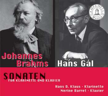 CD Brahms / Gal / Klaus / Barret: Sonatas For Clarinet & Piano
