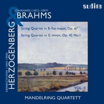 CD Brahms / Herzogenberg / Manderling Quartet: String Quartets