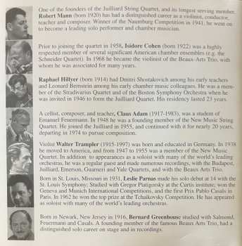 CD Johannes Brahms: The String Sextets. Live At The Libray Of Congress Vol. 3