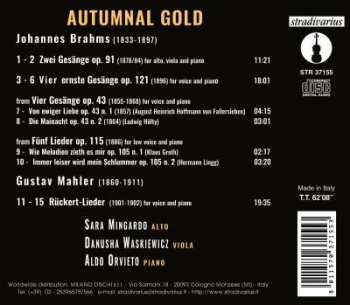 CD Johannes Brahms: Autumnal Gold