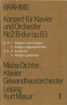 Caja/2MC Johannes Brahms: Die Klavierkonzerte