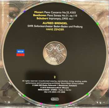 2CD Johannes Brahms: A Birthday Tribute . Piano Concerto No.1 • Piano Concerto No.25 DIGI
