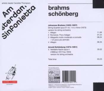 SACD Johannes Brahms: String Quartet In C Minor / Verklärte Nacht