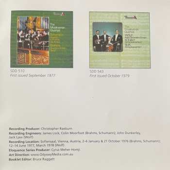 CD Robert Schumann: Quartet No. 3 / Quartet No. 1 / Italian Serenade