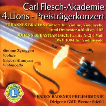 Album Brahms / Stiefel / Baden-baden Phil Orch: 4 Lions Preistragerkonzert