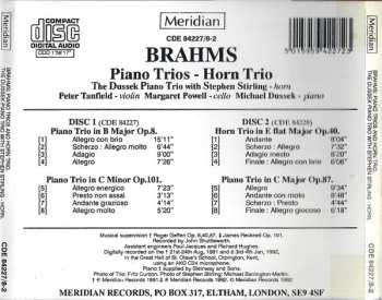 2CD Johannes Brahms: Piano Trios - Horn Trio