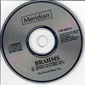 2CD Johannes Brahms: Piano Trios - Horn Trio