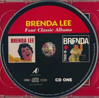 2CD Brenda Lee: Four Classic Albums