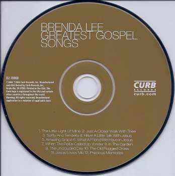 CD Brenda Lee: Greatest Gospel Songs