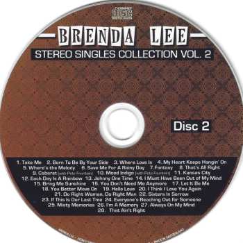 2CD Brenda Lee: Stereo Singles Collection Vol. 2