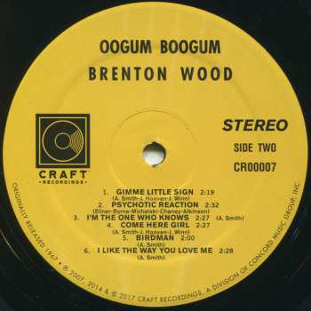 LP Brenton Wood: Oogum Boogum
