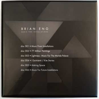 6CD/Caja Brian Eno: Music For Installations