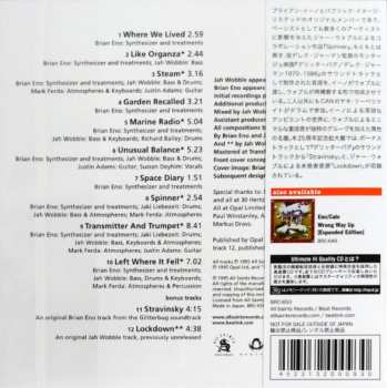 CD Brian Eno: Spinner