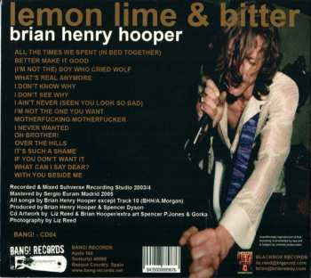CD Brian Hooper: Lemon Lime & Bitter