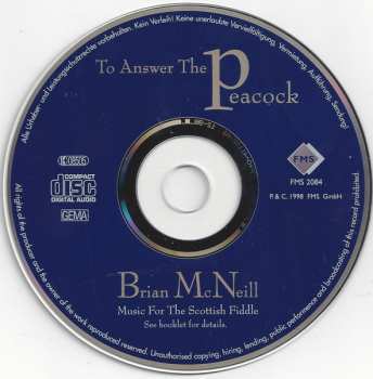 CD Brian McNeill: To Answer The Peacock (Music For The Scottish Fiddle)