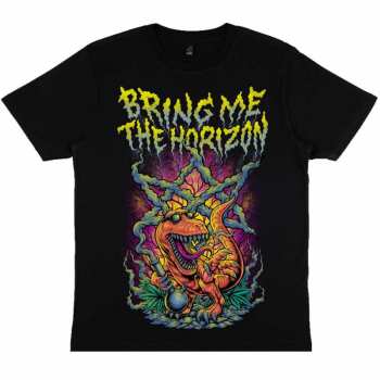 Mercancía Bring Me the Horizon: Bring Me The Horizon Unisex T-shirt: Smoking Dinosaur (small) S