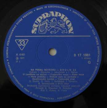 2LP Brněnský Rozhlasový Orchestr Lidových Nástrojů: Na Pěknú Notečku - BROLN 25 (2xLP)