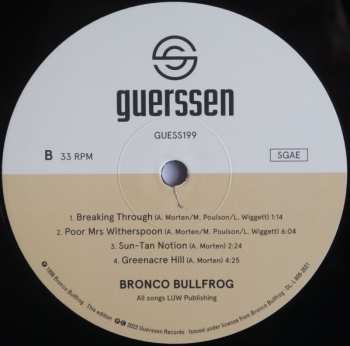 2LP Bronco Bullfrog: Bronco Bullfrog