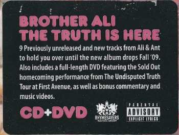CD/DVD Brother Ali: The Truth Is Here
