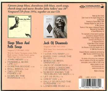 CD Brother John Sellers: Brother John Sellers Sings Blues And Folk Songs
