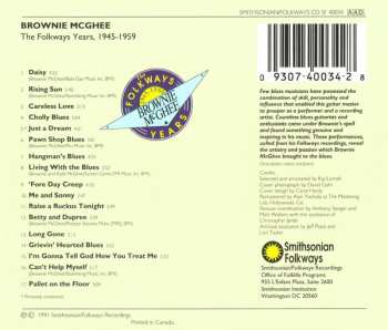 CD Brownie McGhee: The Folkways Years 1945-1959