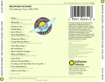CD Brownie McGhee: The Folkways Years 1945-1959