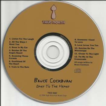 CD Bruce Cockburn: Dart To The Heart