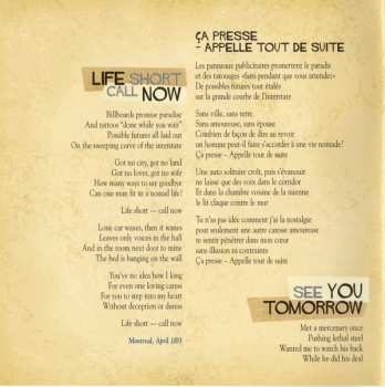 CD Bruce Cockburn: Life Short Call Now