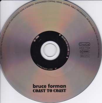 CD Bruce Forman: Coast To Coast
