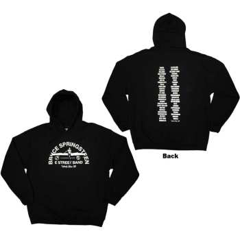 Mercancía Bruce Springsteen: Bruce Springsteen Unisex Pullover Hoodie: Tour '23 Leaning Car (back Print & Ex-tour) (small) S