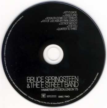 2CD Bruce Springsteen & The E-Street Band: Hammersmith Odeon, London '75